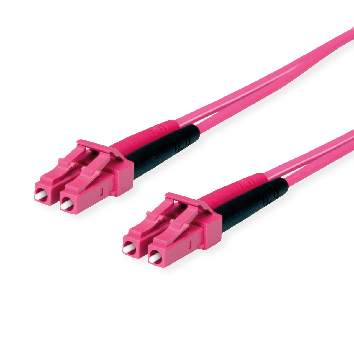 Telegärtner Karl Gärtner - Patch-Kabel - LC Multi-Mode (M) zu LC Multi-Mode (M) - 1 m - 50/125 Mikrom. - OM4 - Violett, Ansicht 2