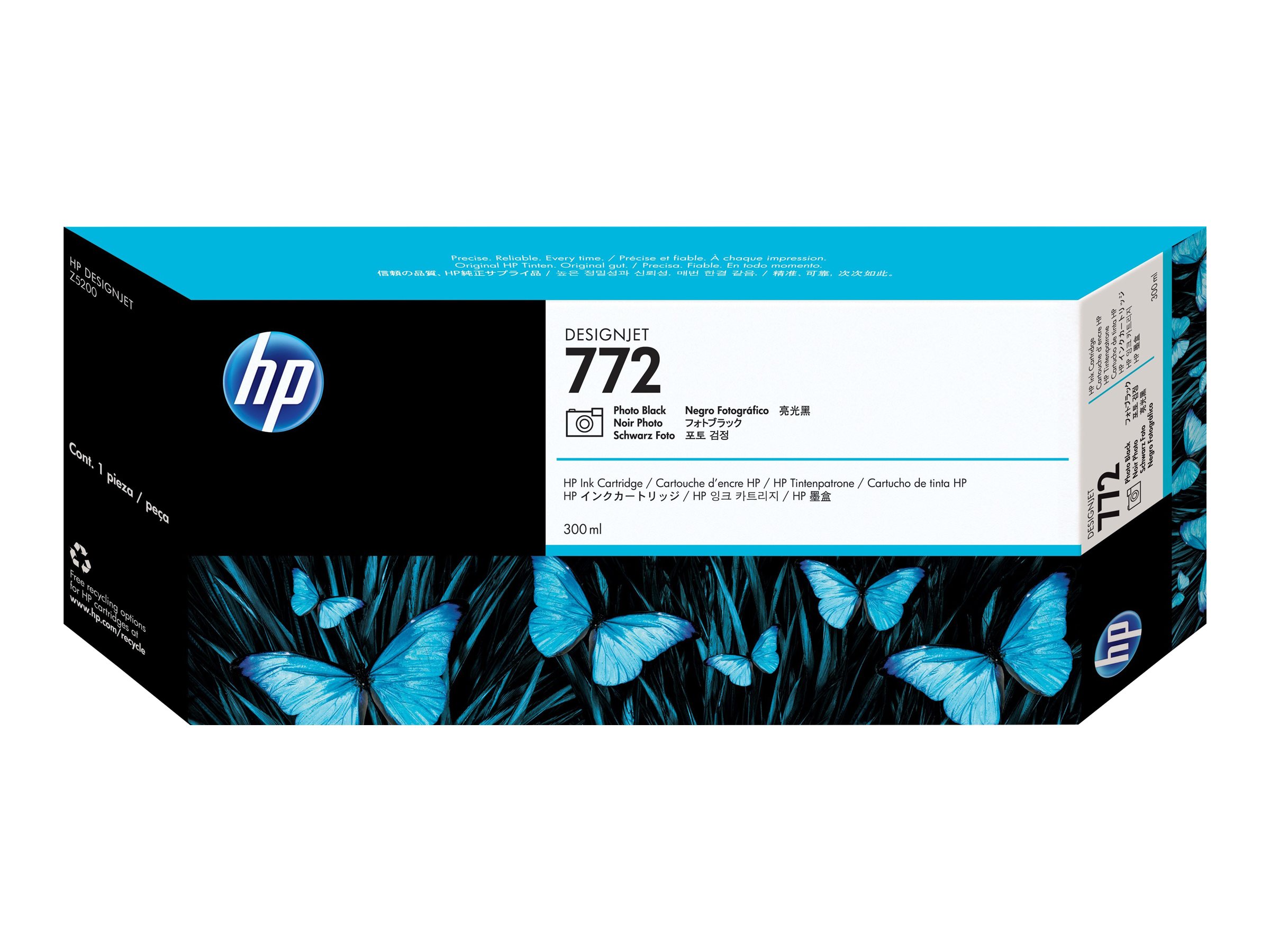 HP 772 - 300 ml - Photo schwarz (CN633A)