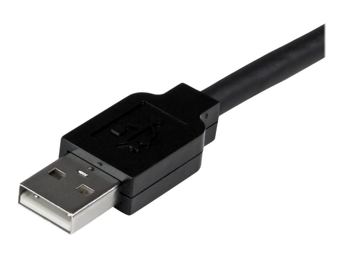 StarTech.com 10m aktives USB 2.0 Verlängerungskabel - St/Bu - USB Verlängerung / Repeater Kabel - USB-Verlängerungskabel - USB (W)