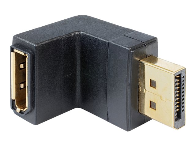 Delock Adapter DisplayPort Stecker > DisplayPort Buchse gewinkelt unten - DisplayPort-Adapter - DisplayPort (M)