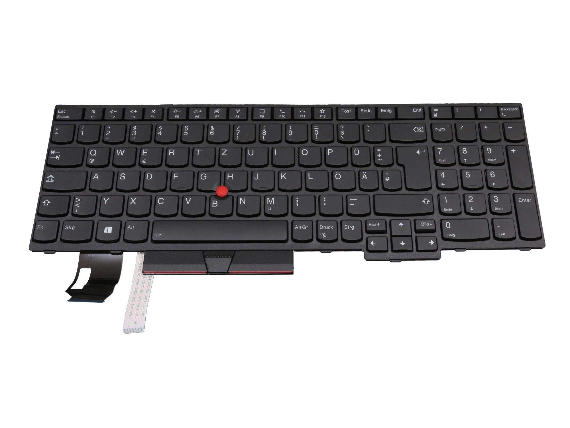 Lenovo Primax - Ersatztastatur Notebook - mit Trackpoint, UltraNav - TL: Deutsch, QWERTZ, Ansicht 2