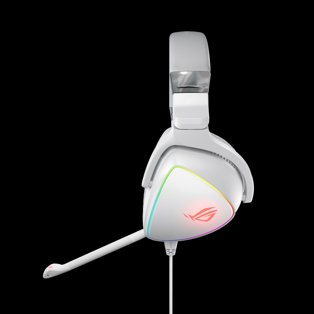 ASUS ROG Delta White Edition - Kopfhörer - Kopfband - Gaming - Weiß - Binaural - 1,5 m