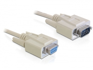Delock Serielles Verlängerungskabel - DB-9 (M), Ansicht 2