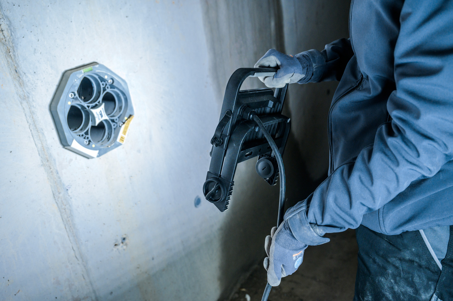Brennenstuhl LED Baustrahler JARO 4060 M, 3450lm, 30W, 3m H07RN-F 3G1,0, IP65, Ansicht 2
