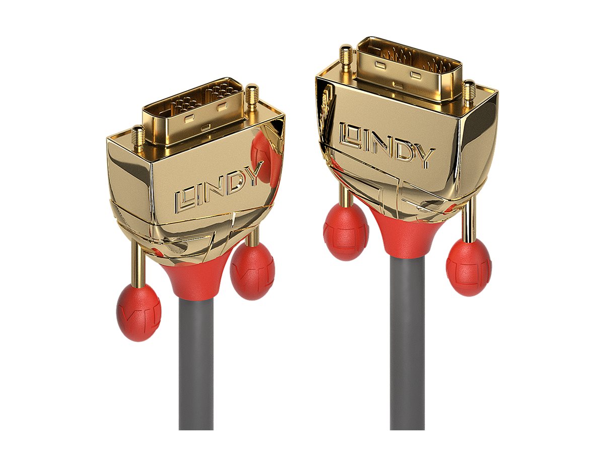 Lindy Gold - DVI-Kabel - Single Link - DVI-D (M)