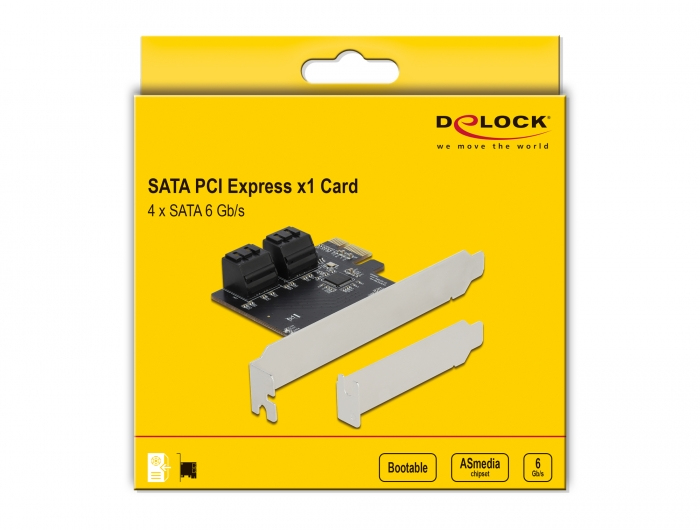 Delock Speicher-Controller - SATA 6Gb/s - Low-Profile, Ansicht 4