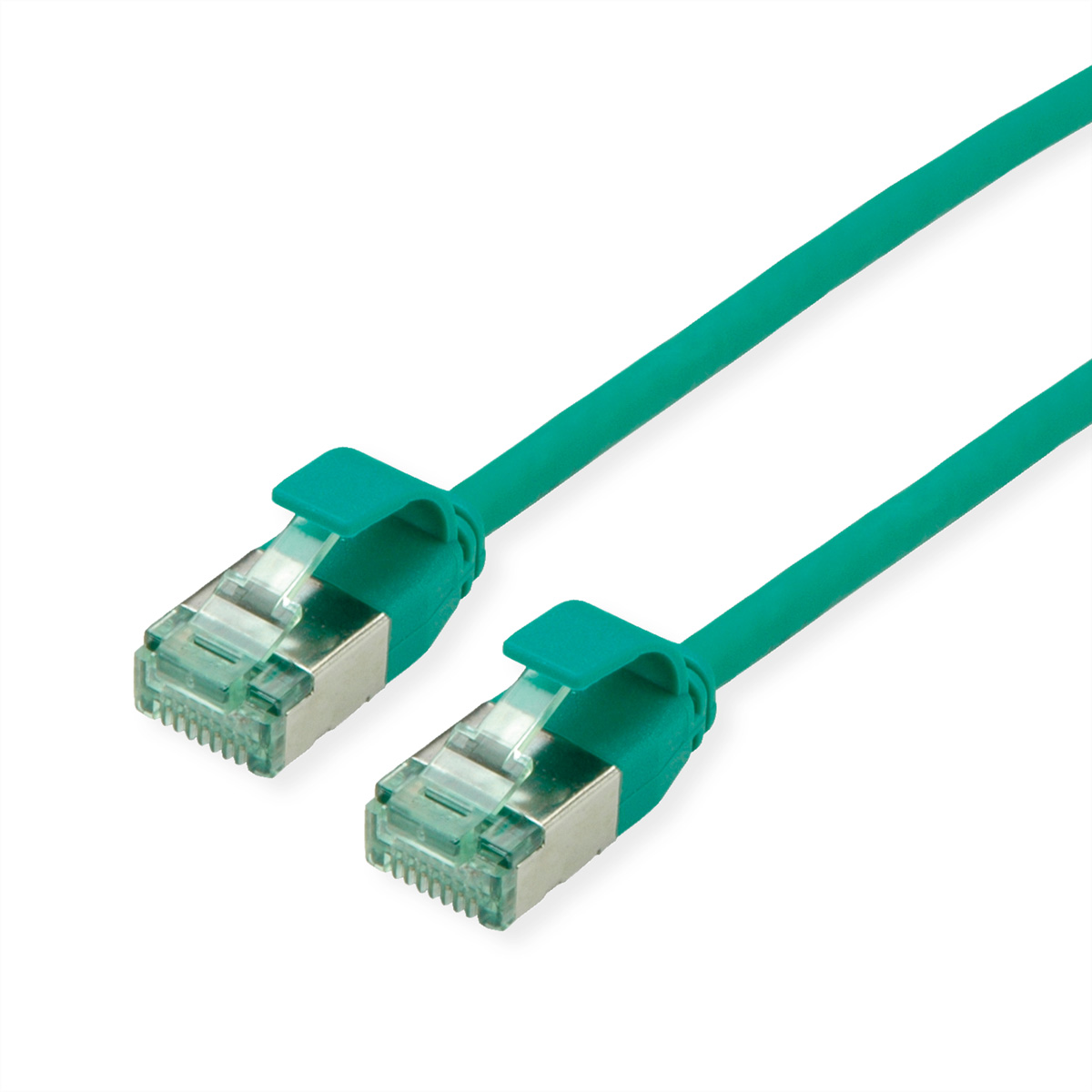 ROLINE RM U/FTP Patchkabel Kat.6A/Kl.EA SLIM gruen 5m - FTP, Ansicht 2