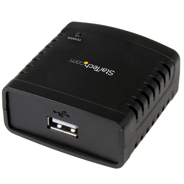 StarTech.com 10/100 Mbit/s Ethernet auf USB 2.0 Netzwerk LPR Printserver - Druckserver - USB 2.0
