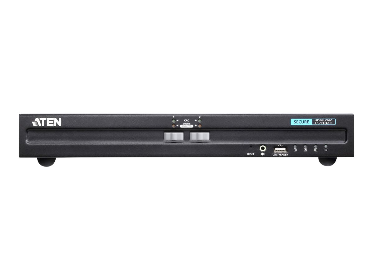 ATEN CS1182H - KVM-Audio-Switch - 2 x KVMAudio