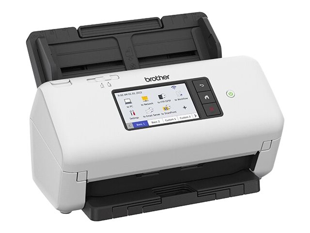 Brother ADS-4700W - Dokumentenscanner - Dual-CIS - Duplex - A4 - 600 dpi x 600 dpi - bis zu 40 Seiten/Min. (einfarbig)