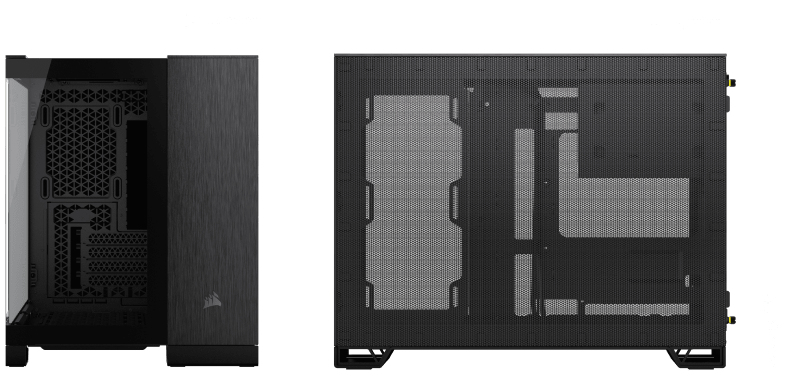 Corsair 2500X - Mid tower - micro ATX - Seitenteil mit Fenster (gehärtetes Glas), Ansicht 3