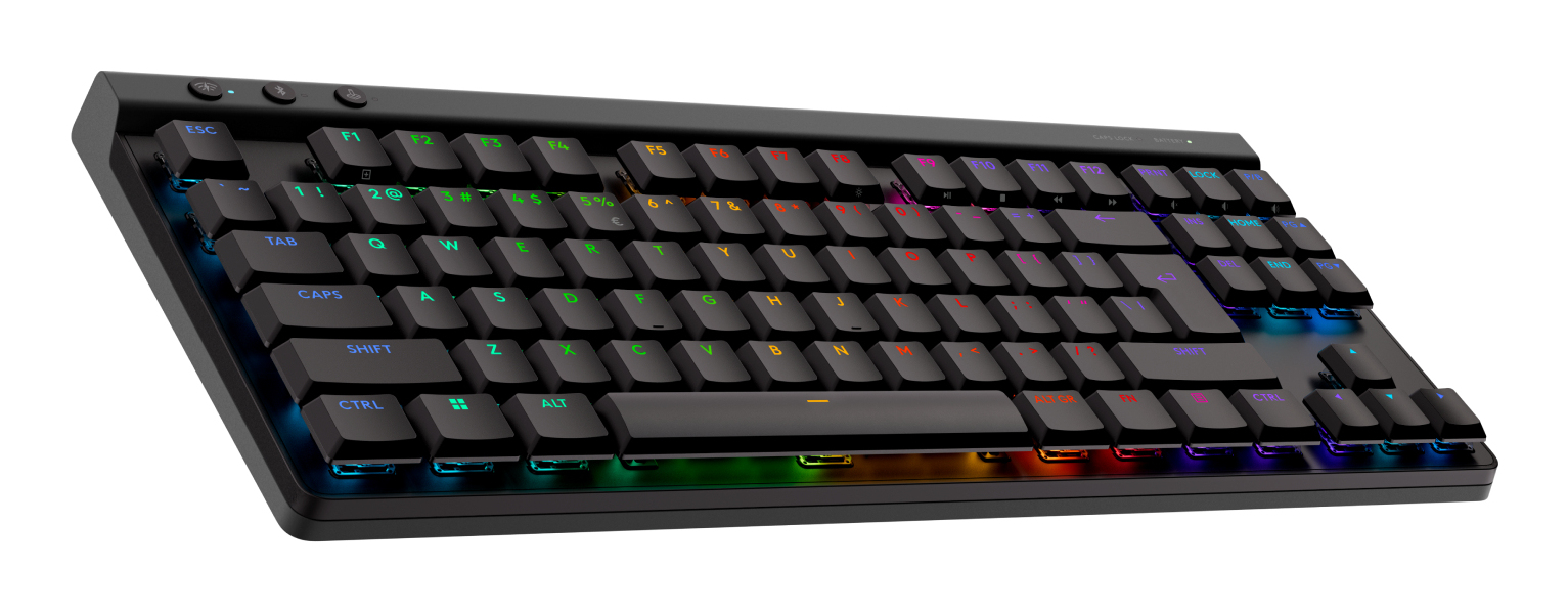 Logitech G G515 - Tastatur - LIGHTSPEED - TKL - TL: US, QWERTY - Schwarz, Ansicht 3