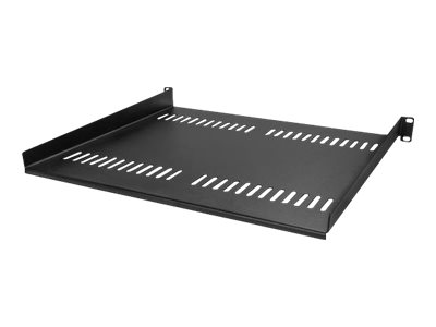 StarTech.com Belüfteter Server Rack Fachboden 1 HE - 406 cm Tief - Stahl - Rack - Regal - Schwarz - 1U - 40.6 cm (16)