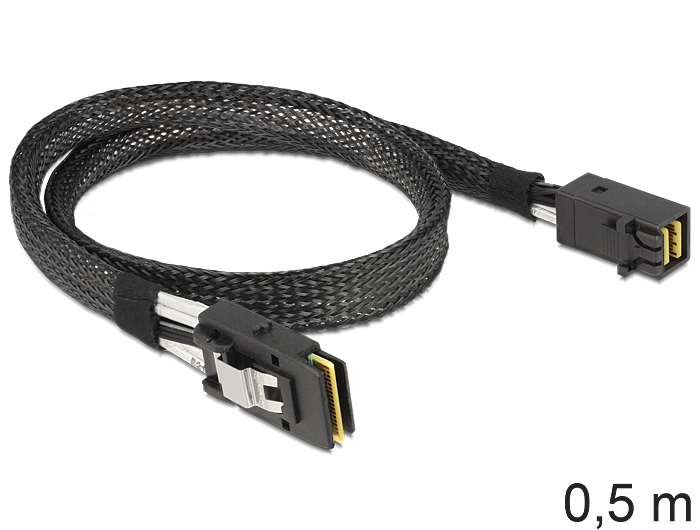 Delock Internes SAS-Kabel - SAS 6Gbit/s - 4x Mini SAS HD (SFF-8643), Ansicht 2
