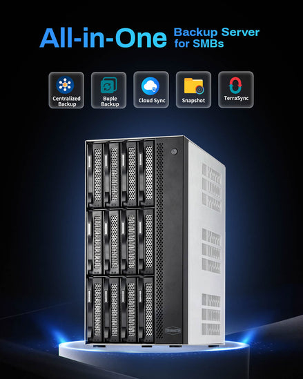 TerraMaster T12-500 Pro 12bay NAS 10-Core DDR Diskless, Ansicht 4