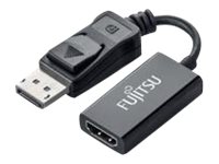 Fujitsu - Videoadapter - 15 cm - Schwarz - 4K Unterstützung - für Celsius H7510, J5010, W5010; ESPRIMO D7010, D7011, D9010, D9011, G9010, P9910