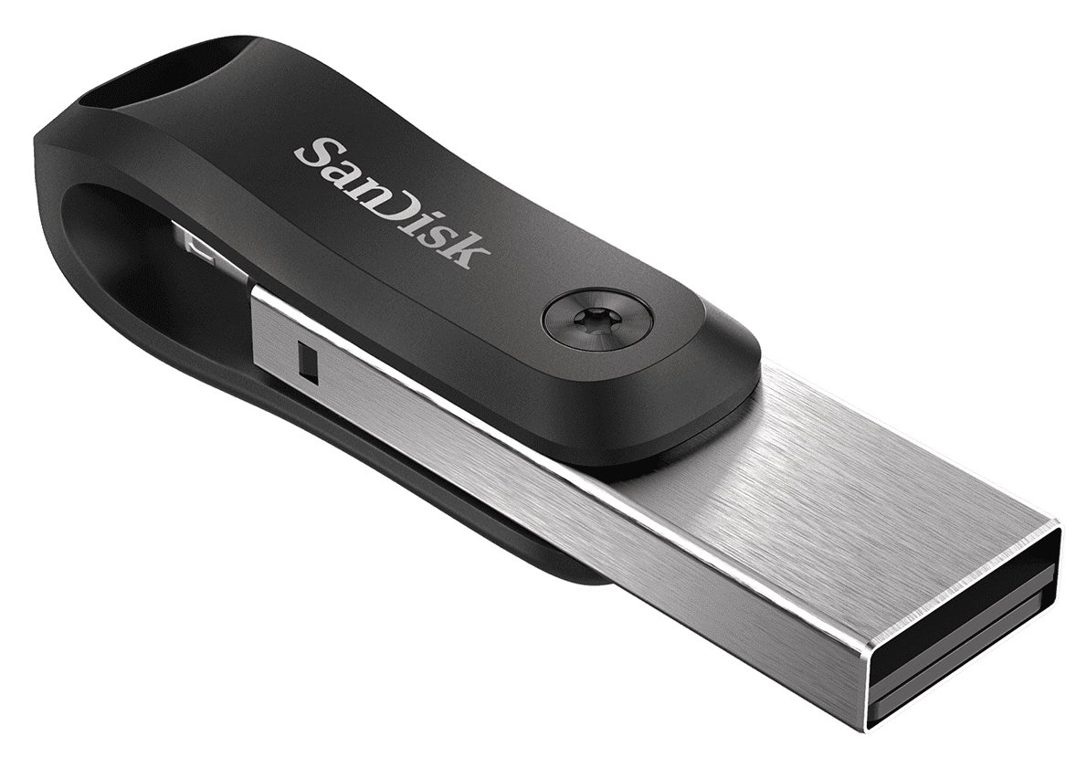 SanDisk iXpand Go - USB-Flash-Laufwerk - 64 GB - USB 3.0 / Lightning - für Apple iPad/iPhone (Lightning), Ansicht 2