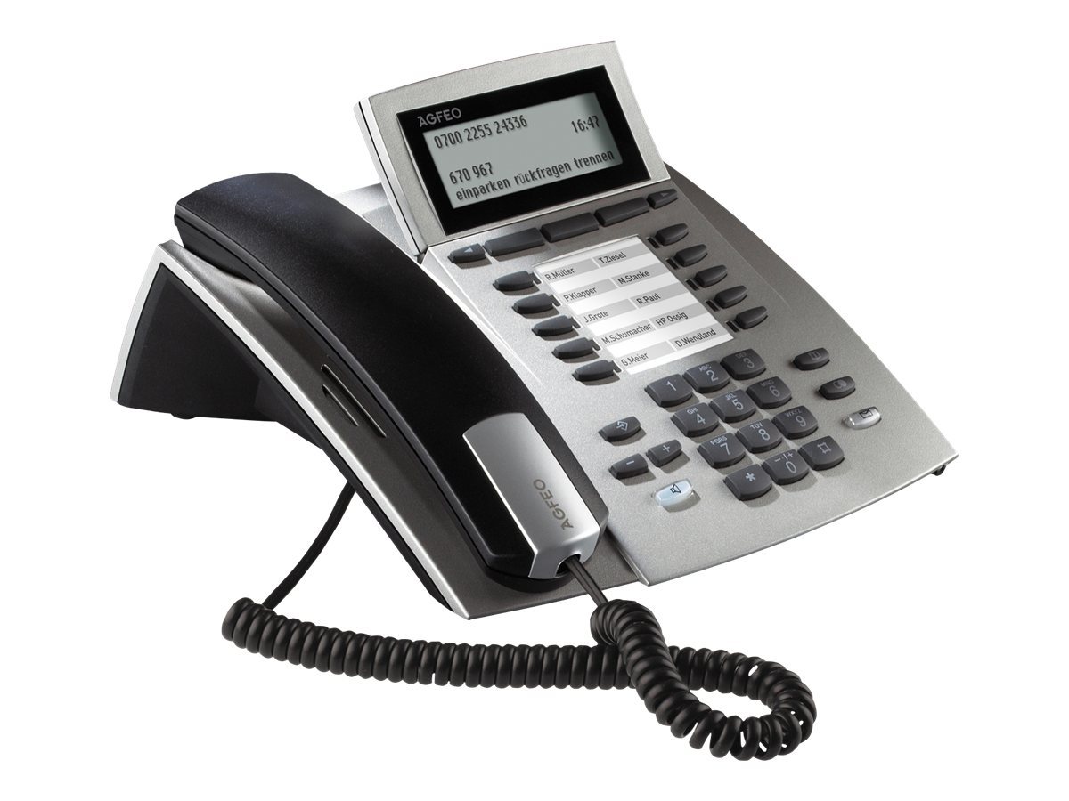 AGFEO ST 42 - ISDN-Telefon - Silber (6101122)