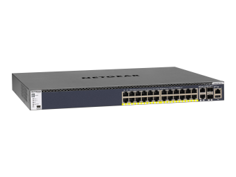 Netgear M4300-28G-PoE+ - Switch - L3 - managed - 2 x 10100100010000 + 2 x 10 Gigabit SFP+ + 24 x 101001000 (PoE+)