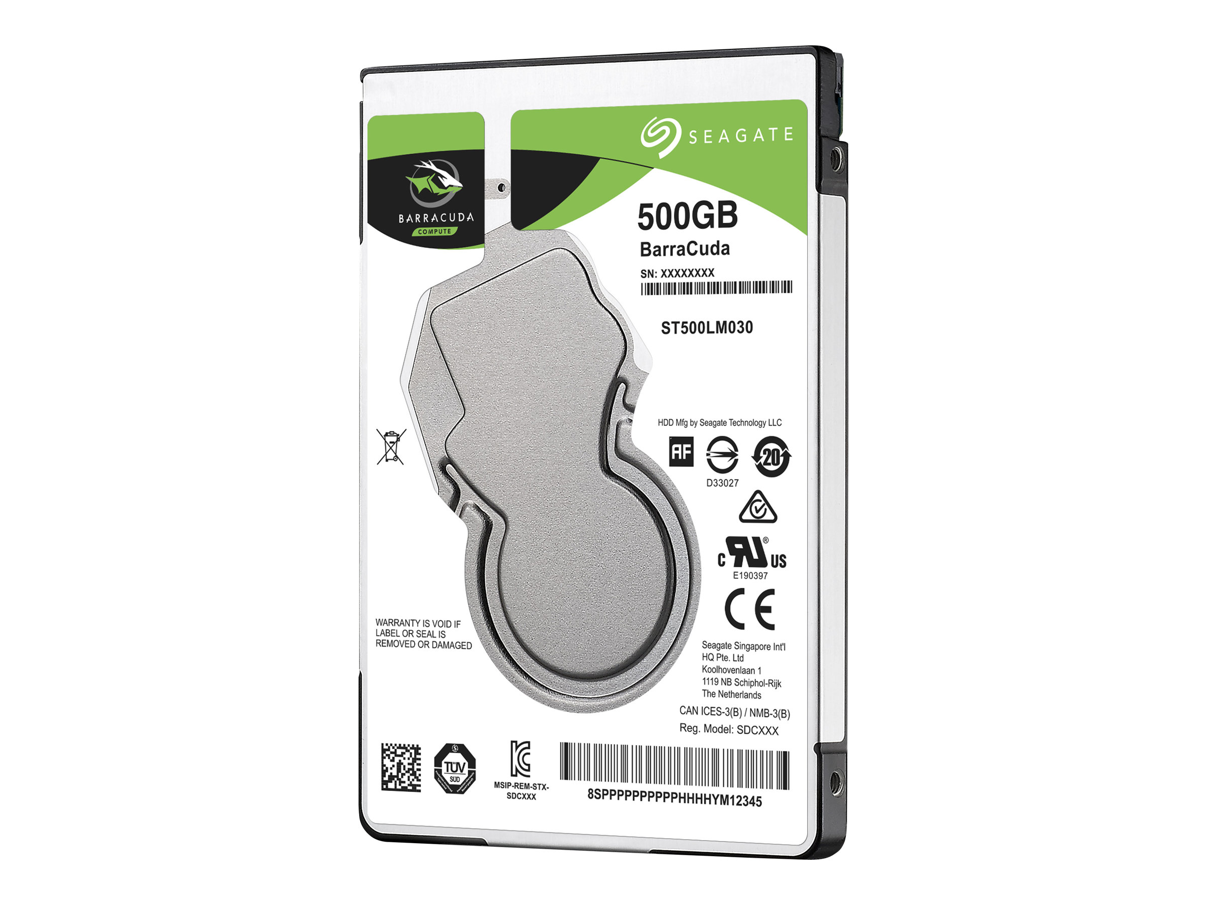 Seagate Guardian BarraCuda ST500LM030 - Festplatte - 500 GB - intern - 2.5 (6.4 cm)