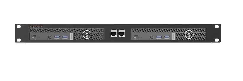 Rackmount.IT Rackmontagesatz - Jet Black - 1U - 48.3 cm (19), Ansicht 3