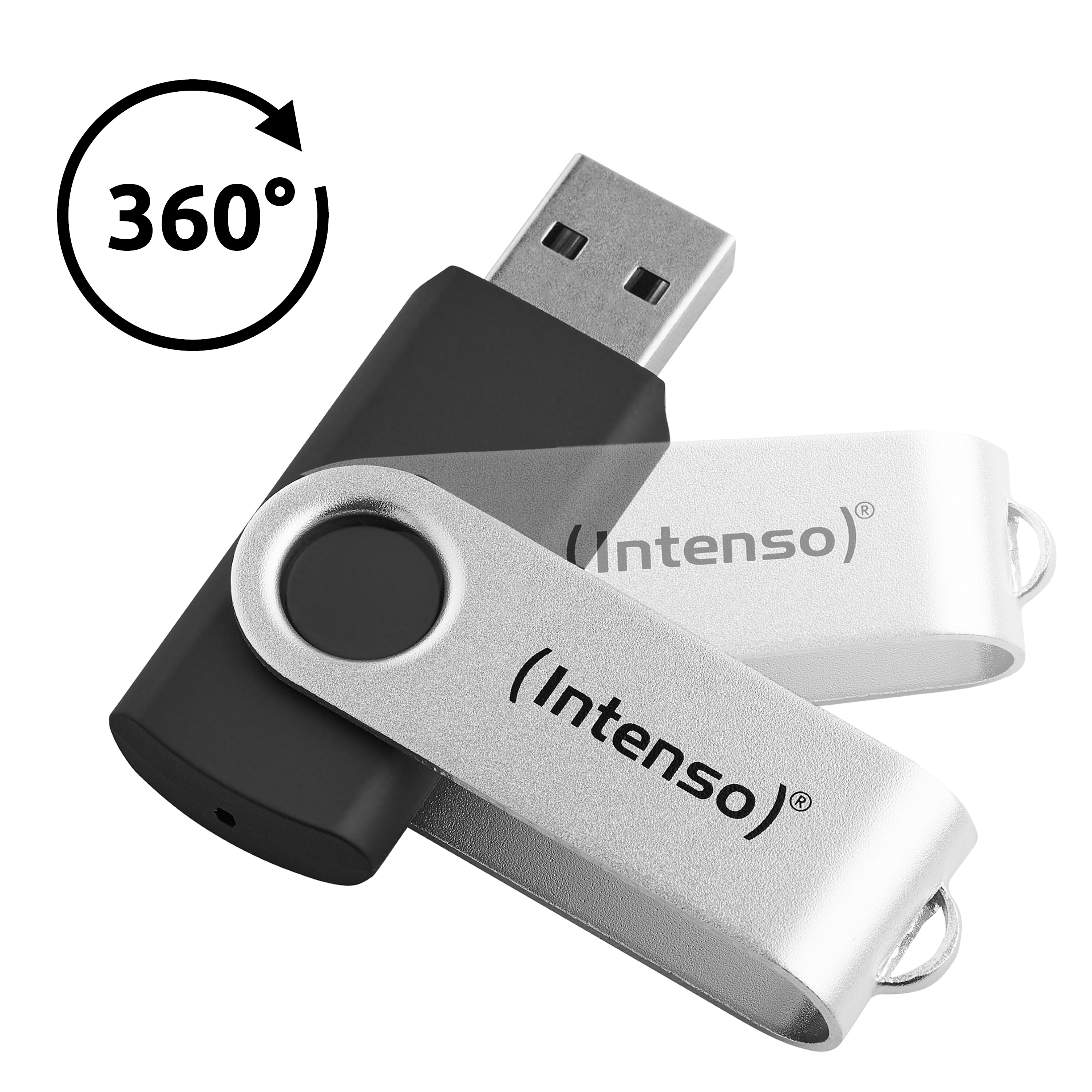 Intenso Office Line USB Stick 3.2 silber-schwarz - USB-Stick - 32 GB, Ansicht 3