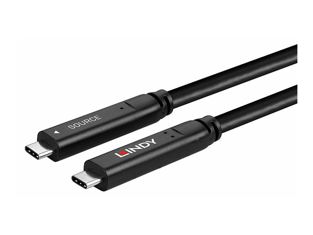 Lindy 8m USB 3.2 Gen 1 & DP 1.4 Typ C Hybrid Cable - Kabel - Digital/Daten, Ansicht 5
