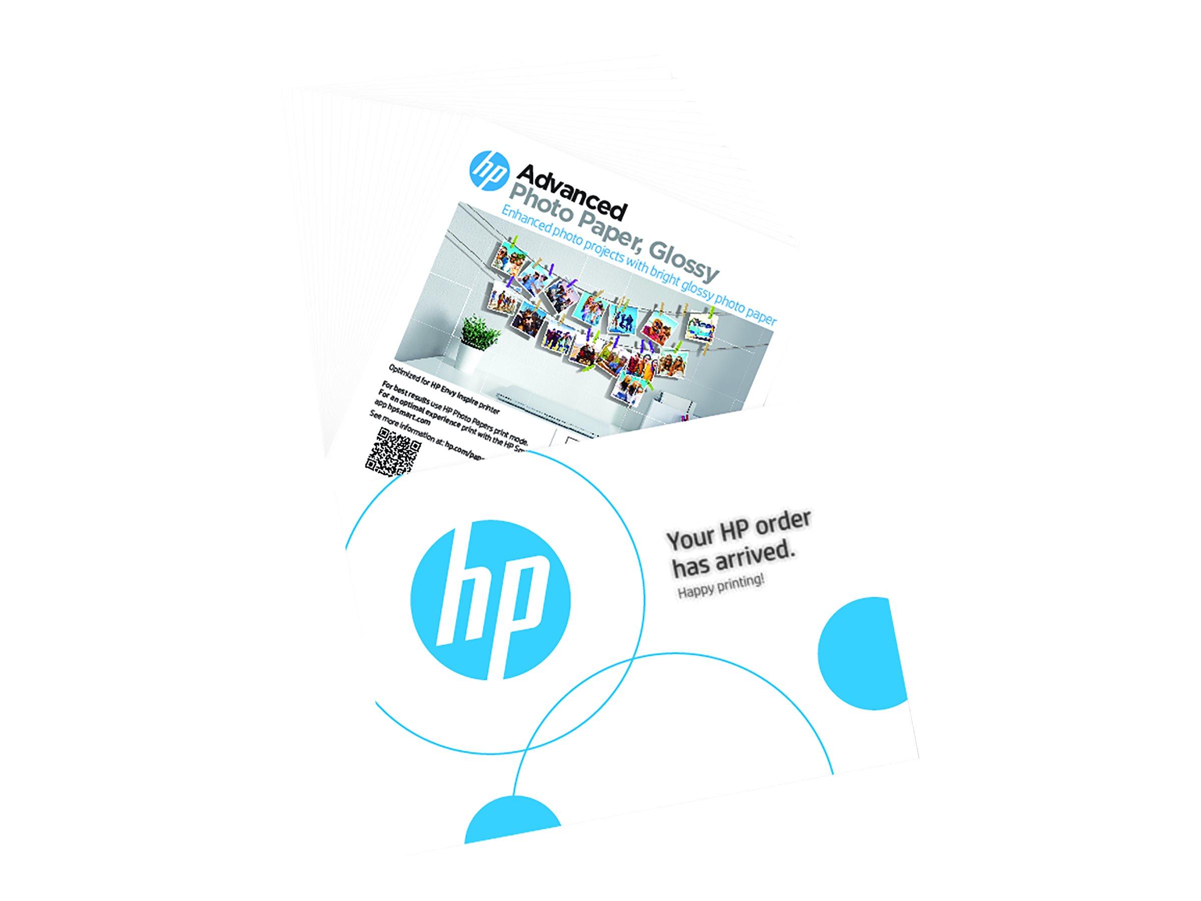 HP Advanced - Glänzend - 105 mil - 127 x 127 mm