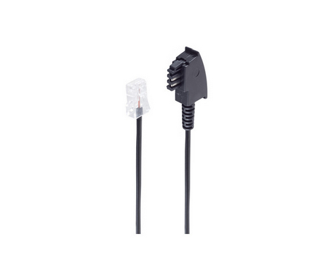 ShiverPeaks S-Impuls - Telefonkabel - TAE-F (M) zu RJ-11 (6-polig), Ansicht 2