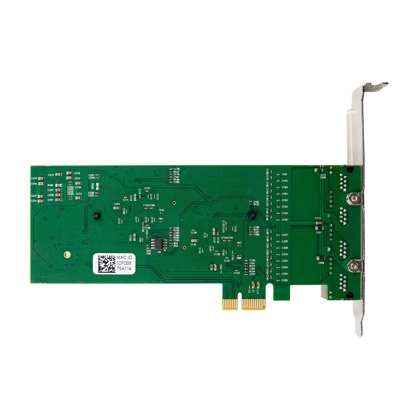 MicroConnect Network Card PCIe x1 Intel 82575 Quad- RJ45, Ansicht 3