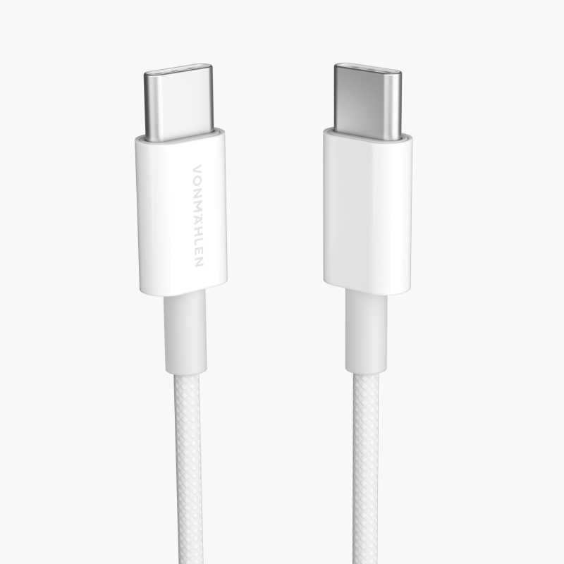 Vonmählen 60W Ladekabel USB-C auf USB-C weiss - Kabel - Digital/Daten, Ansicht 2