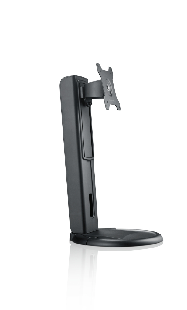 AG Neovo ES-02 - Aufstellung für LCD-Display - Kunststoff - Schwarz - Bildschirmgröße: bis zu 61 cm (bis zu 24 Zoll), Ansicht 2