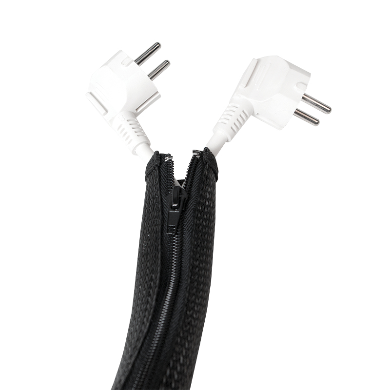 LogiLink Kabelhüllen-Kit - Schwarz - 1 m, Ansicht 4