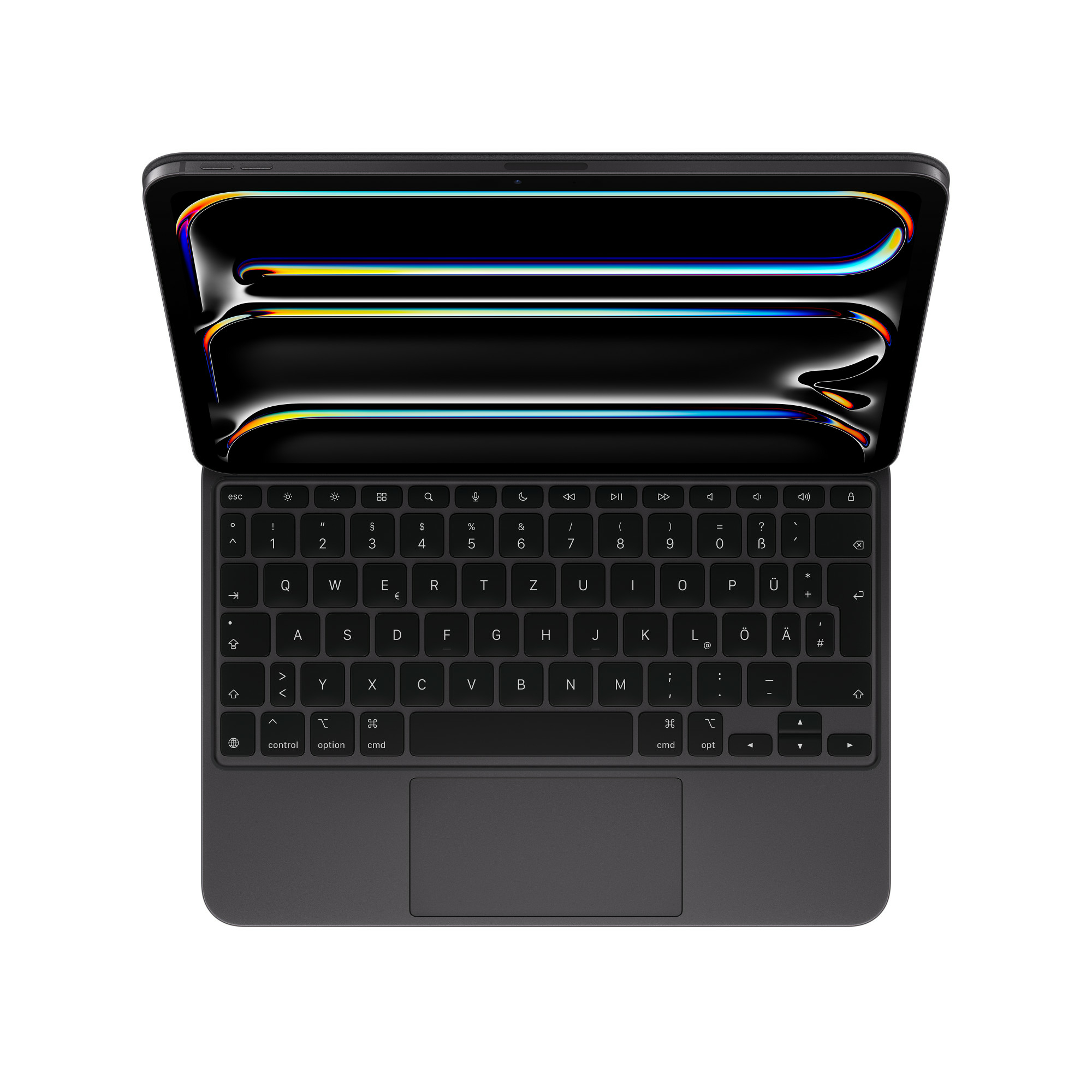 Apple Magic Keyboard - Tastatur und Foliohülle - mit Trackpad - hinterleuchtet - TL: Deutsch, QWERTZ, Ansicht 2