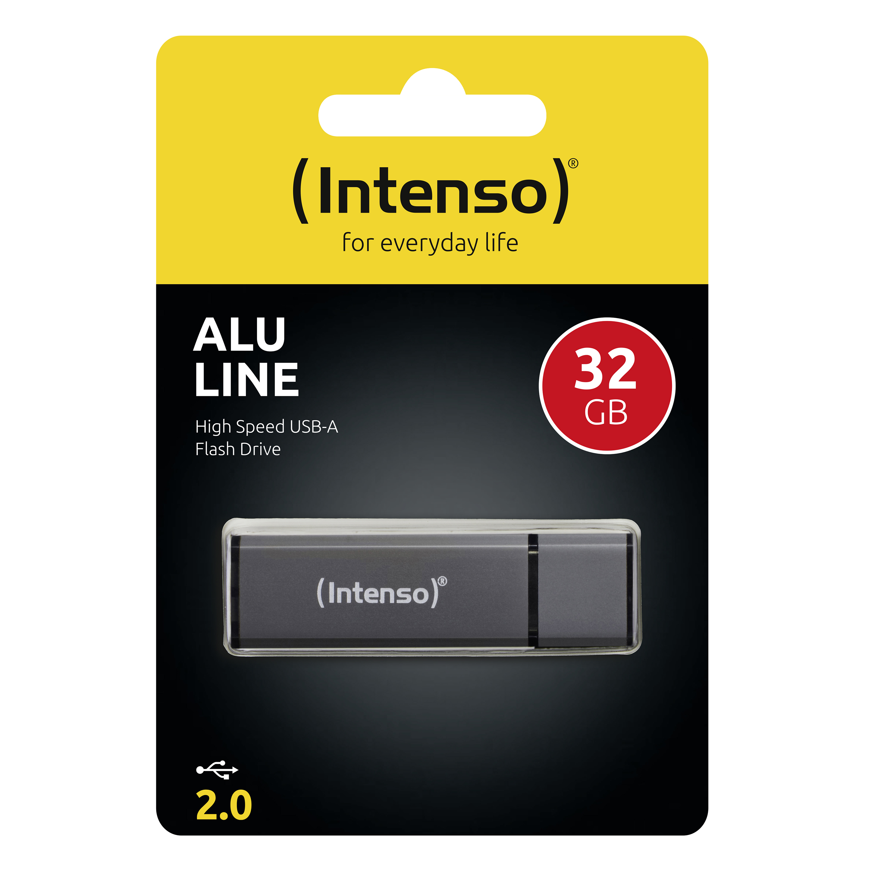 Intenso Alu Line - USB-Flash-Laufwerk - 32 GB - Anthrazit, Ansicht 2