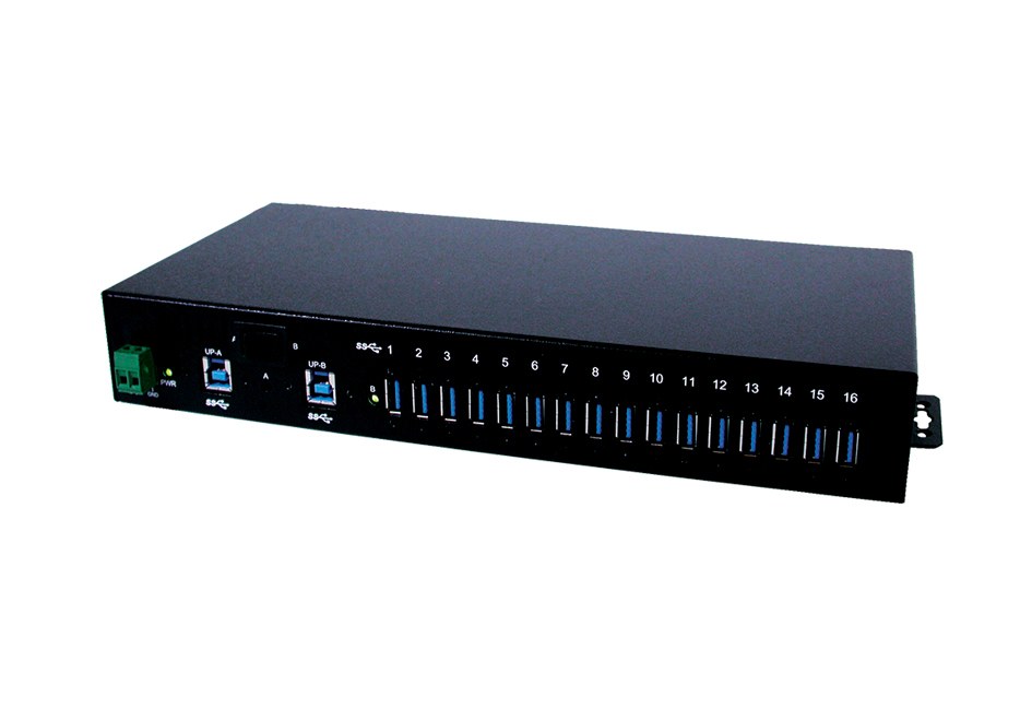 Exsys EX-1116HMVS - Hub - 16 x USB 3.1 Gen 1, Ansicht 2