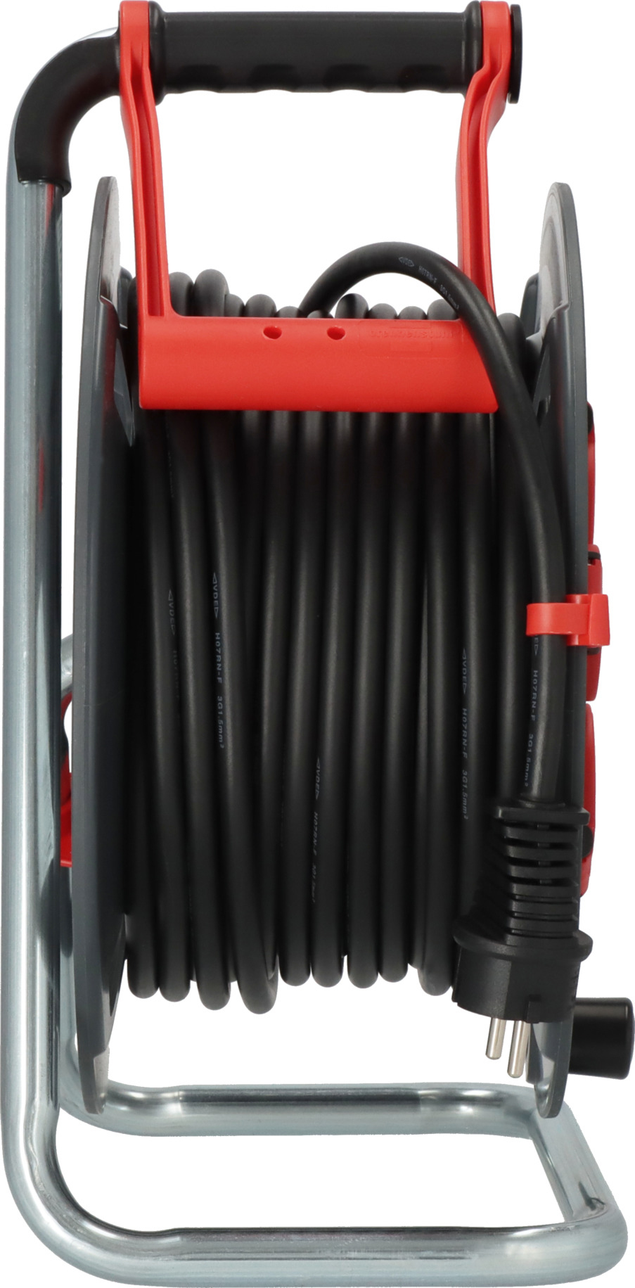 Brennenstuhl 9231250100 Kabeltrommel Schwarz Schutzkontakt-Stecker - Kabel - Kabel - Strom/Netzteil, Ansicht 2