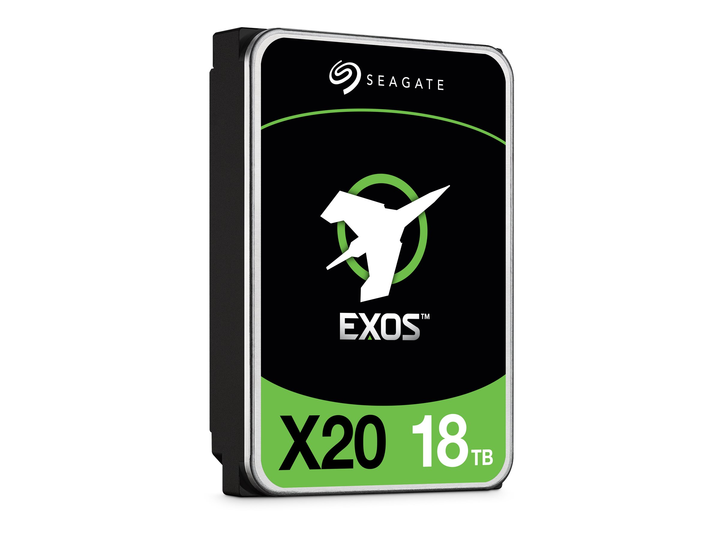 Seagate Exos X20 ST18000NM004D - Festplatte - verschlüsselt - 18 TB - intern - SATA 6Gbs - 7200 rpm - Puffer: 256 MB - Self-Encrypting Drive (SED)