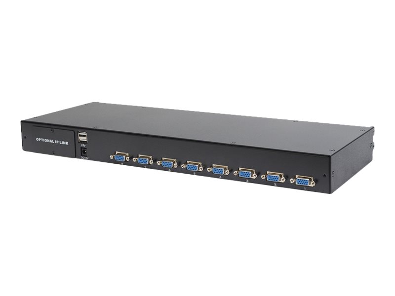 DIGITUS Modularer KVM-Switch 8-Port