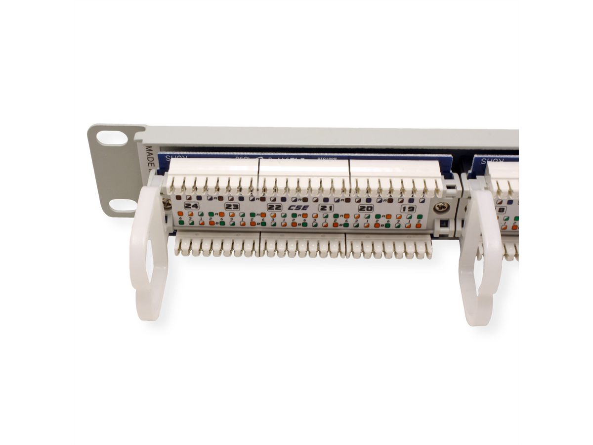 ROLINE Patch Panel - CAT 5e - UTP - Hellgrau - 48.3 cm (19), Ansicht 2