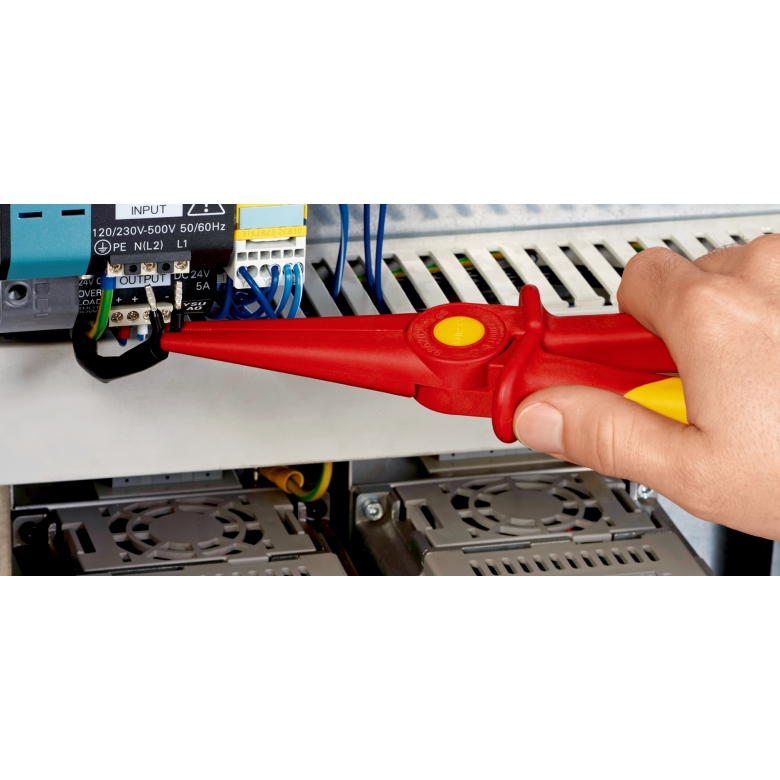 KNIPEX 98 62 02 - Spitzzange - Kunststoff - Kunststoff - Rot - Gelb - 220 mm - 130 g, Ansicht 3