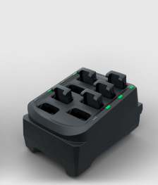Zebra 8-Slot Battery Charger - Batterieladegerät - für P/N: BTRY-RS51-4MA-01, BTRY-RS51-4MA-10, Ansicht 3
