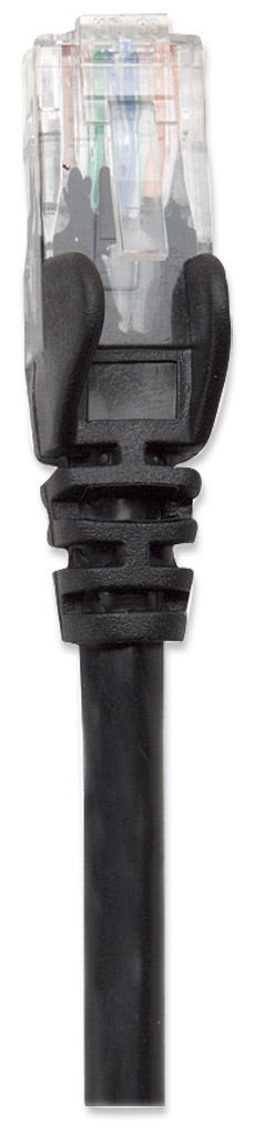Intellinet Network Patch Cable, Cat6A, 0.25m, Black, Copper, S/FTP, LSOH / LSZH, PVC, RJ45, Gold Plated Contacts, Ansicht 4