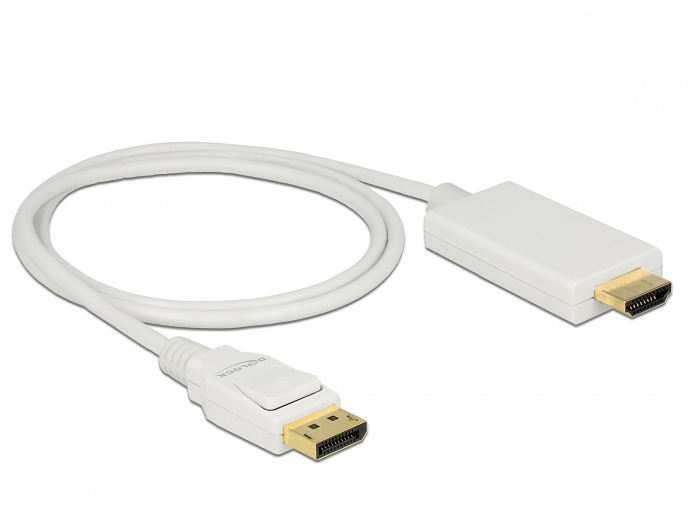 Delock 83817, 1 m, DisplayPort, HDMI, Männlich, Männlich, Gerade