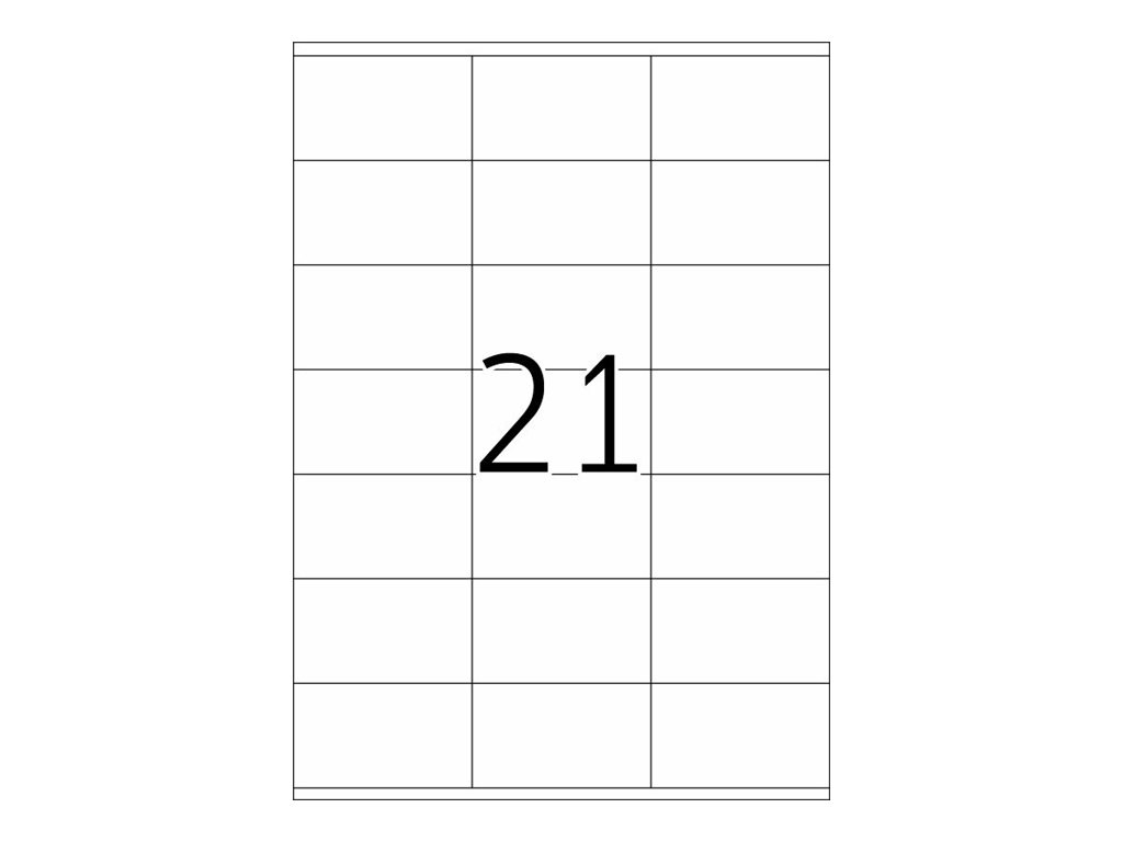 HERMA Premium - Papier - matt - permanent selbstklebend - weiß - 70 x 41 mm 2100 Etikett(en) (100 Bogen x 21)
