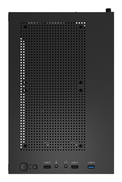 AEROCOOL ADVANCED TECHNOLOGIES Geh Mini CS-111 v1 MicroATX/MiniITX black - Midi/Minitower - Micro/Mini/Flex-ATX, Ansicht 4