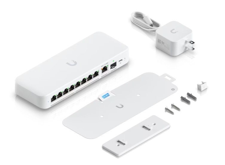 Ubiquiti UniFi Flex 2.5G - Switch - managed - 8 x 2.5GBase-T + 1 x 10Gb Ethernet + 1 x 10Gb Ethernet SFP+, Ansicht 2