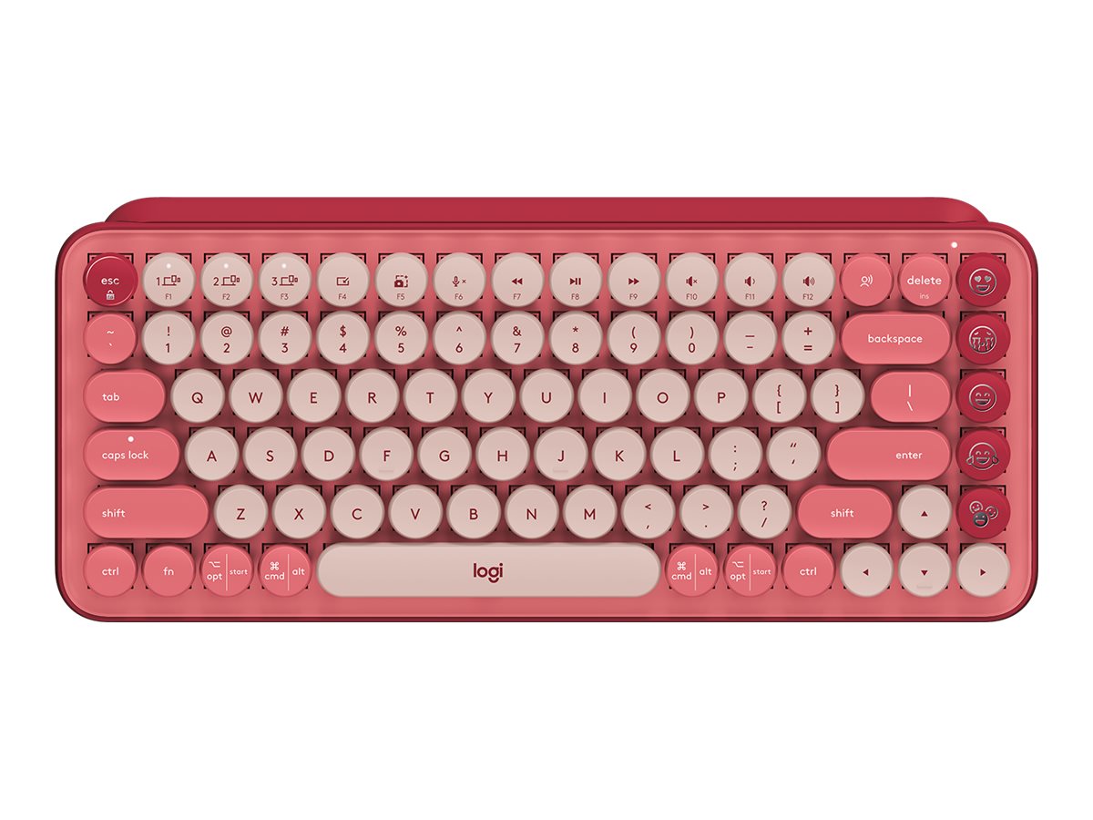 Logitech POP Keys - Tastatur - kabellos - Bluetooth LE Bluetooth 5.1