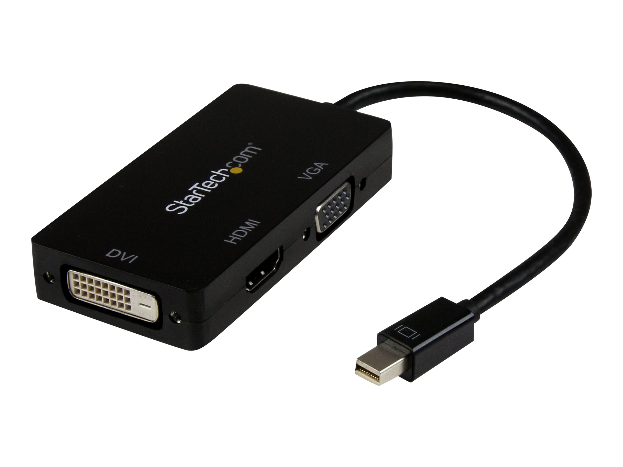 StarTech.com Startech 3 in 1 Mini DisplayPort Adapter - 1080p - Mini DP / Thunderbolt to HDMI / VGA / DVI Splitter for Your Monitor (MDP2VGDVHD)