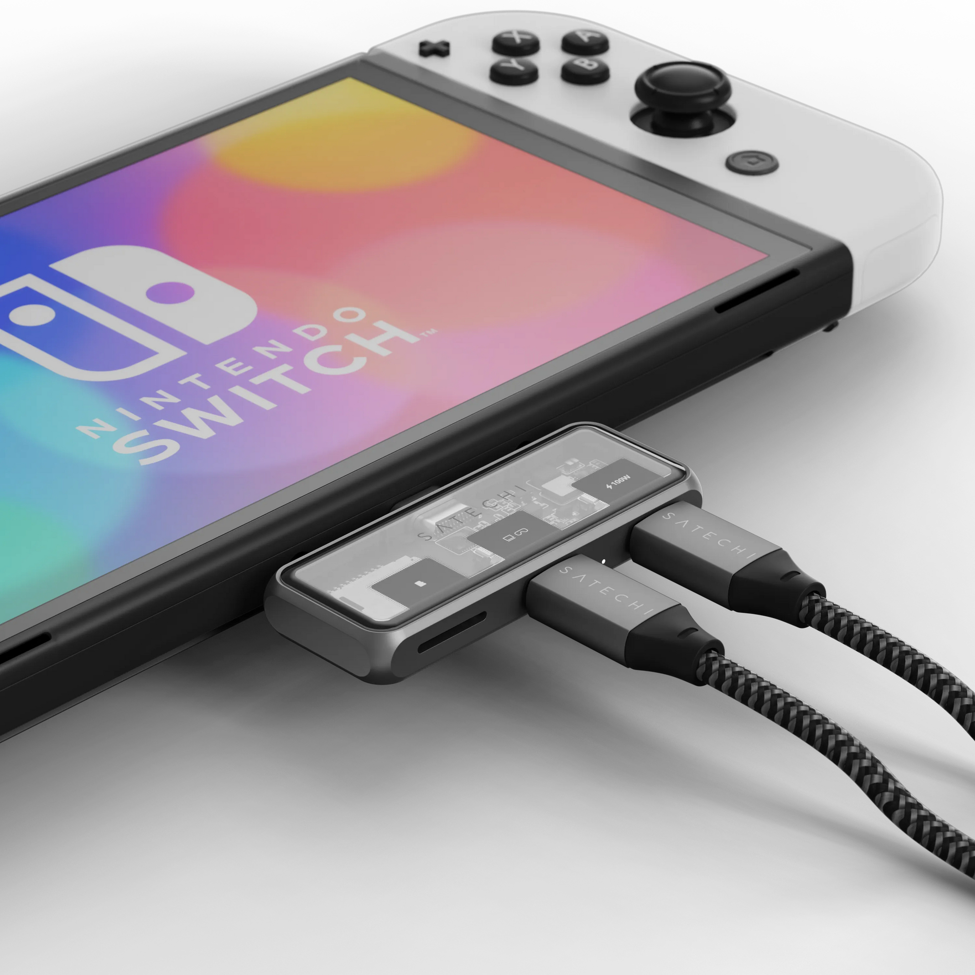 Satechi USB-C PD Mobile XR Hub & MicroSD Card Reader space grey, Ansicht 4